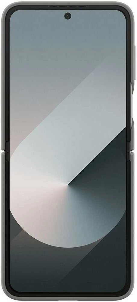 Samsung Galaxy Flip6 Silikoninis dėklas with Ring Gray