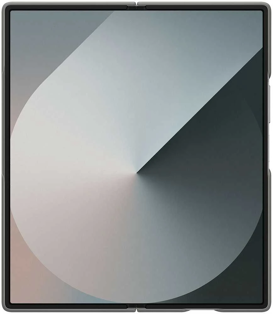 Dėklas Samsung Galaxy Fold6 Slim S-Pen dangtelis pilkas