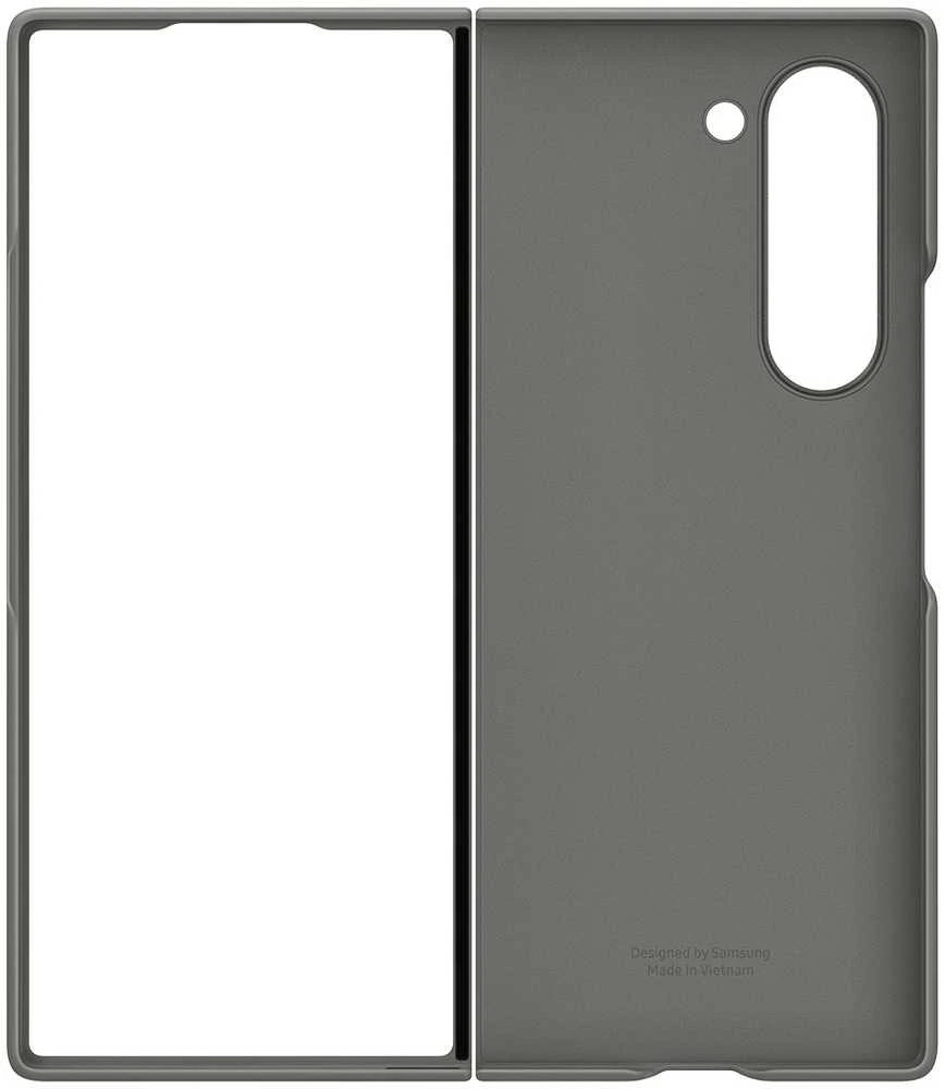 Dėklas Samsung Galaxy Fold6 Slim S-Pen dangtelis pilkas
