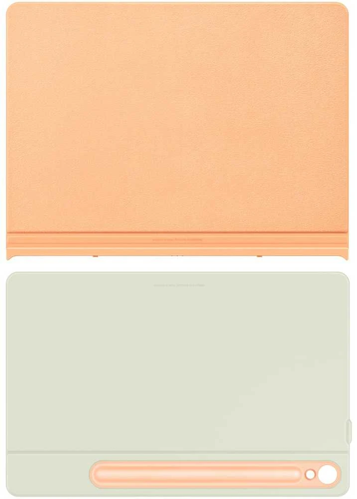 112803 EF-BX710POE Samsung Smart Book Cover Galaxy Tab S9/S9 FE dėklas planšetiniam kompiuteriui oranžinės spalvos