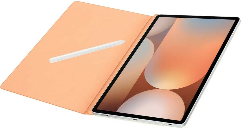 BX810POE išmanusis knygos viršelis Samsung Galaxy S10+/Tab S9+/S9FE+, Oranžinis