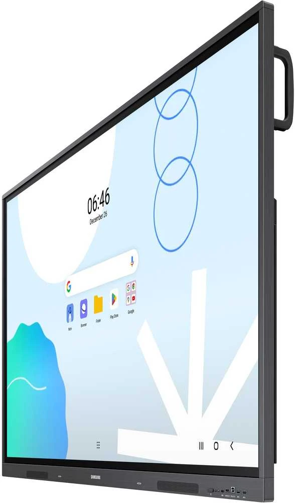 Monitorius SAMSUNG WAD EBOARD WA65D, 65", ANDROID 13 (8GB RAM, 64GB STORAGE), UHD, IR TOUCH, 3XHDMI (CEC) 2.0, USB-C PD 65W, VIDEO OUT HDMI, USB 5(2.0X1, 4X3.0), OPS SLOT, 2X15W SPEAKERS, VESA 600X400, LANDSCAPE ONLY