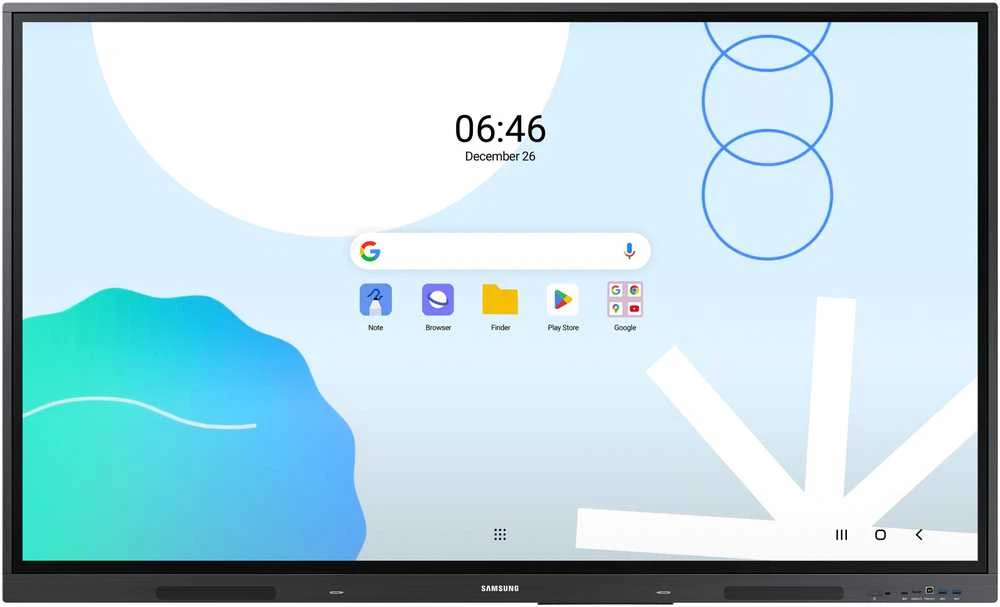 Monitorius SAMSUNG WAD EBOARD WA65D, 65", ANDROID 13 (8GB RAM, 64GB STORAGE), UHD, IR TOUCH, 3XHDMI (CEC) 2.0, USB-C PD 65W, VIDEO OUT HDMI, USB 5(2.0X1, 4X3.0), OPS SLOT, 2X15W SPEAKERS, VESA 600X400, LANDSCAPE ONLY