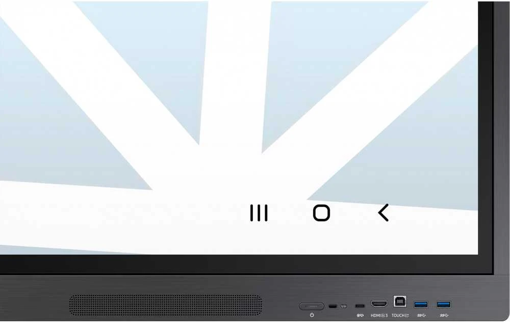 Monitorius SAMSUNG WAD EBOARD WA86D, 86", ANDROID 13 (8GB RAM, 64GB STORAGE), UHD, IR TOUCH, 3XHDMI (CEC) 2.0, USB-C PD 65W, VIDEO OUT HDMI, USB 5(2.0X1, 4X3.0), OPS SLOT, 2X15W SPEAKERS, VESA 800X600, LANDSCAPE ONLY
