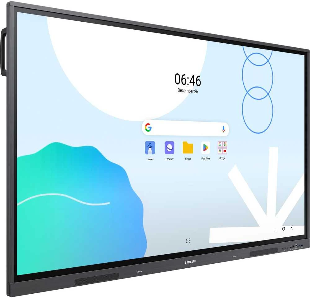 Monitorius SAMSUNG WAD EBOARD WA86D, 86", ANDROID 13 (8GB RAM, 64GB STORAGE), UHD, IR TOUCH, 3XHDMI (CEC) 2.0, USB-C PD 65W, VIDEO OUT HDMI, USB 5(2.0X1, 4X3.0), OPS SLOT, 2X15W SPEAKERS, VESA 800X600, LANDSCAPE ONLY