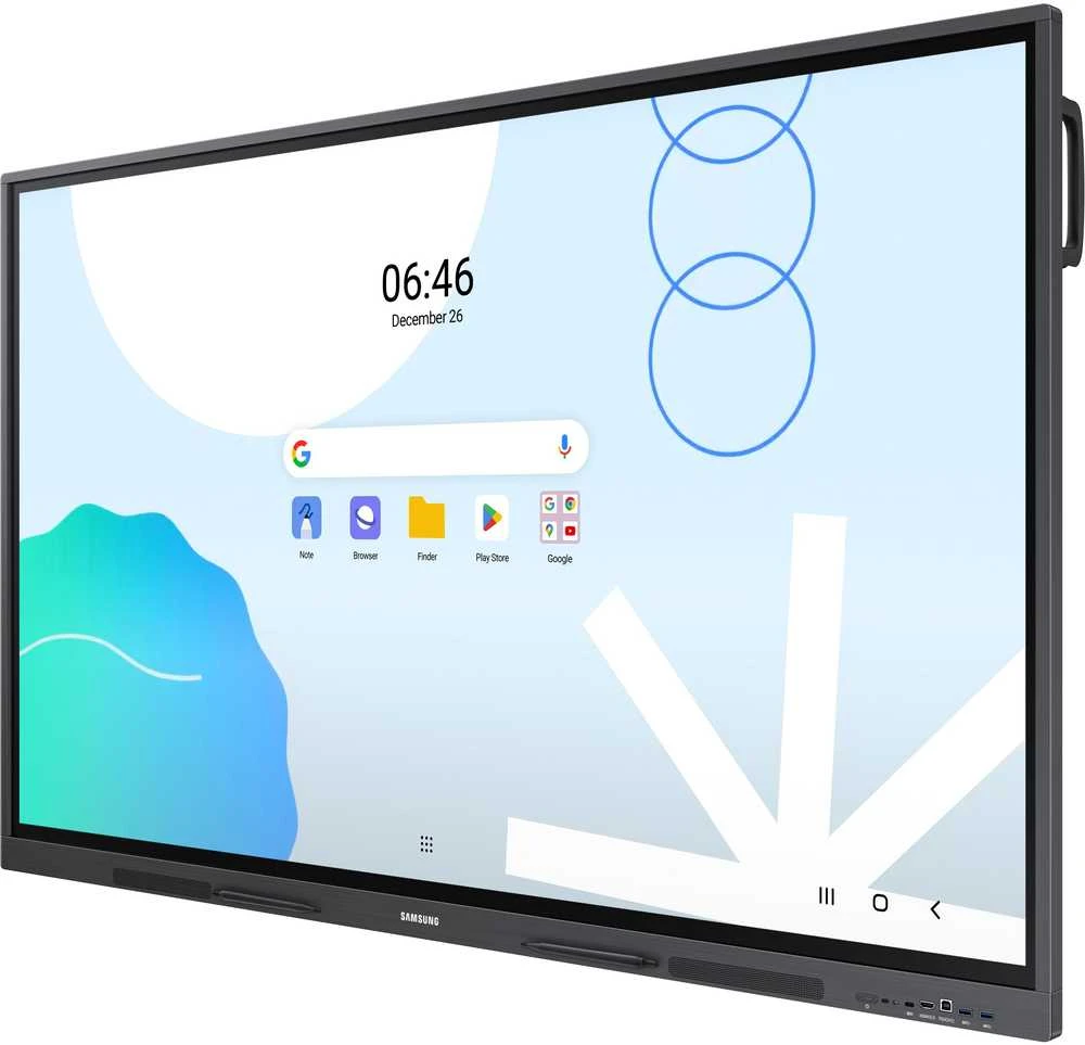 Monitorius SAMSUNG WAD EBOARD WA86D, 86", ANDROID 13 (8GB RAM, 64GB STORAGE), UHD, IR TOUCH, 3XHDMI (CEC) 2.0, USB-C PD 65W, VIDEO OUT HDMI, USB 5(2.0X1, 4X3.0), OPS SLOT, 2X15W SPEAKERS, VESA 800X600, LANDSCAPE ONLY