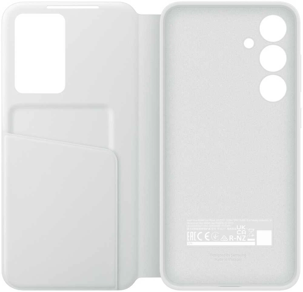 112803 EF-ZS721CWE Samsung Smart View dėklas Galaxy S24 FE baltos spalvos