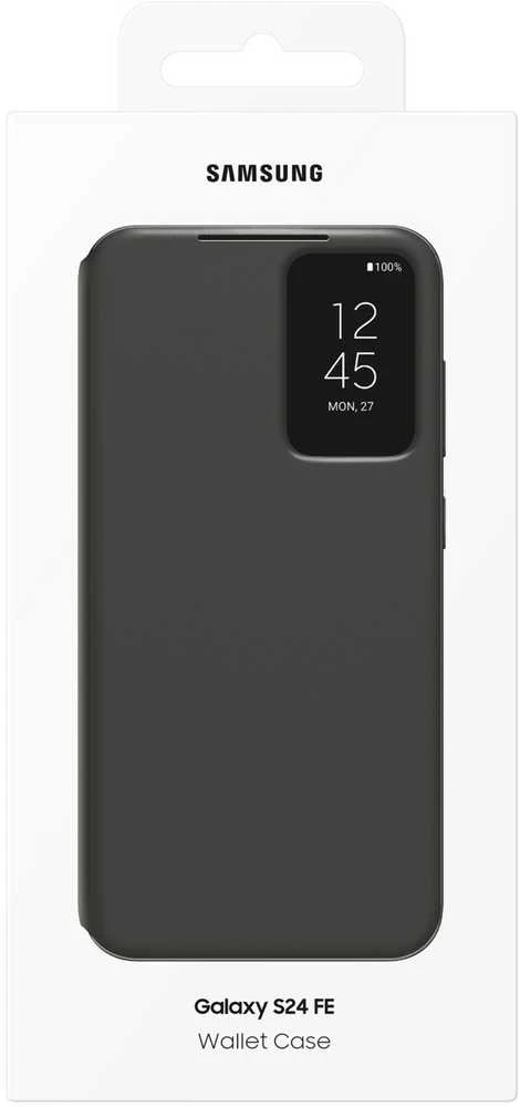 Telefono dėklas Samsung Galaxy S24 FE Smart View, juodas