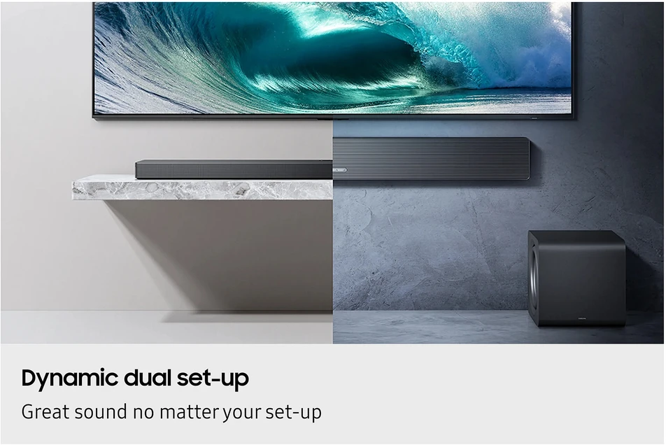 Namų kino sistema Garso Juosta - Samsung Q-series HW-QS750F 5.1.2ch Dolby Atmos Belaidis Subvuferis Juodas