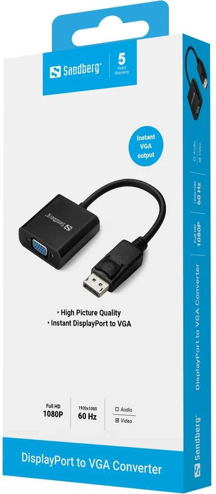 Sandberg adapteris DisplayPort>VGA