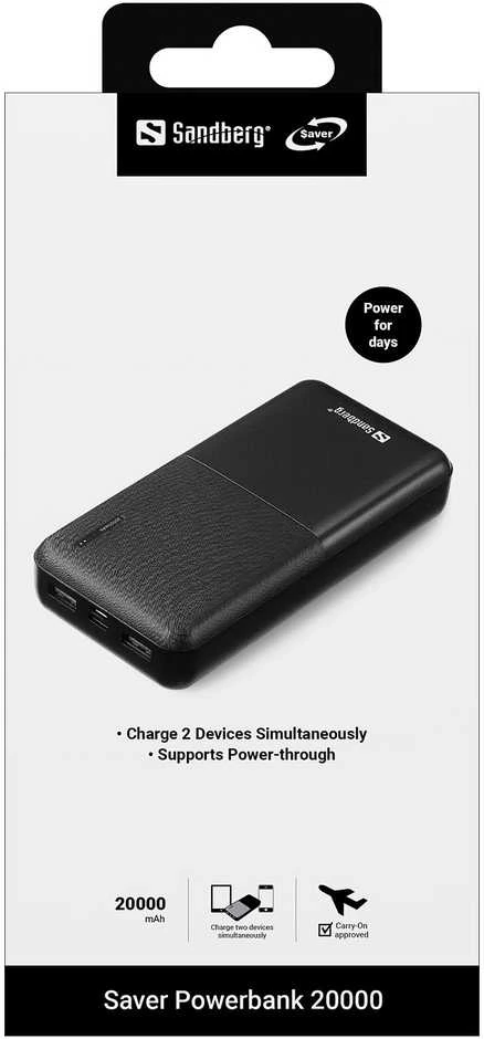 Sandberg Saver Powerbank 20000