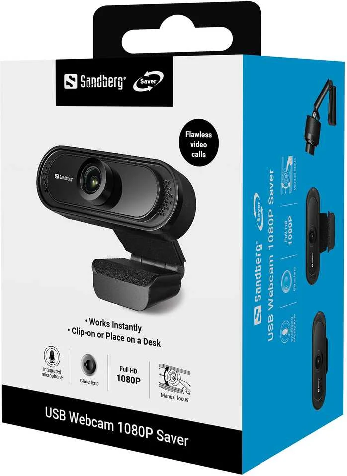 Sandberg USB Webcam 1080P Saver