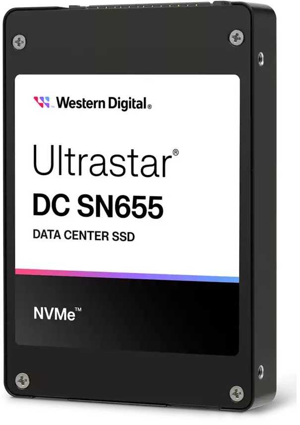 „Sandisk QNAP SSD“ | „Ultrastar SN655“ | 3840 GB | SSD formatas 2,5 colio | Kietojo kūno diskas su PCIe NVMe Gen4 jungtimi