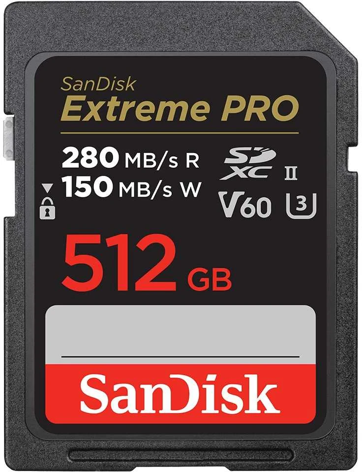 SanDisk SDSDXEP-512G-GN4IN atminties kortelė 512 GB SDXC UHS-II 10 klasė