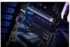 WD Juodas 1TB SN850X NVMe SSD itin greitas PCIe Gen4 x4 M.2 su vidiniu radiatoriumi, vienoje pakuotėje, maitinamas „SANDISK“