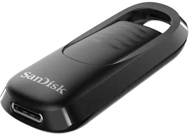 Sandisk ULTRA SLIDER TYPE-C FLASH DRIVE - 512 GB USB 3.2 G1 IŠTRAUKIAMAS SU