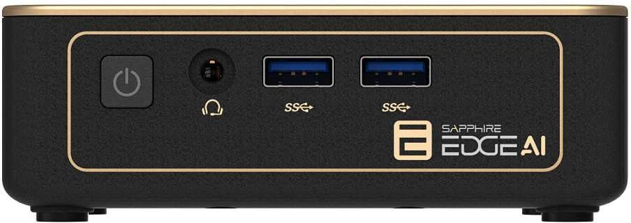 Sapphire EDGE AI 370 SFF Juoda, Auksas FP8 2 GHz