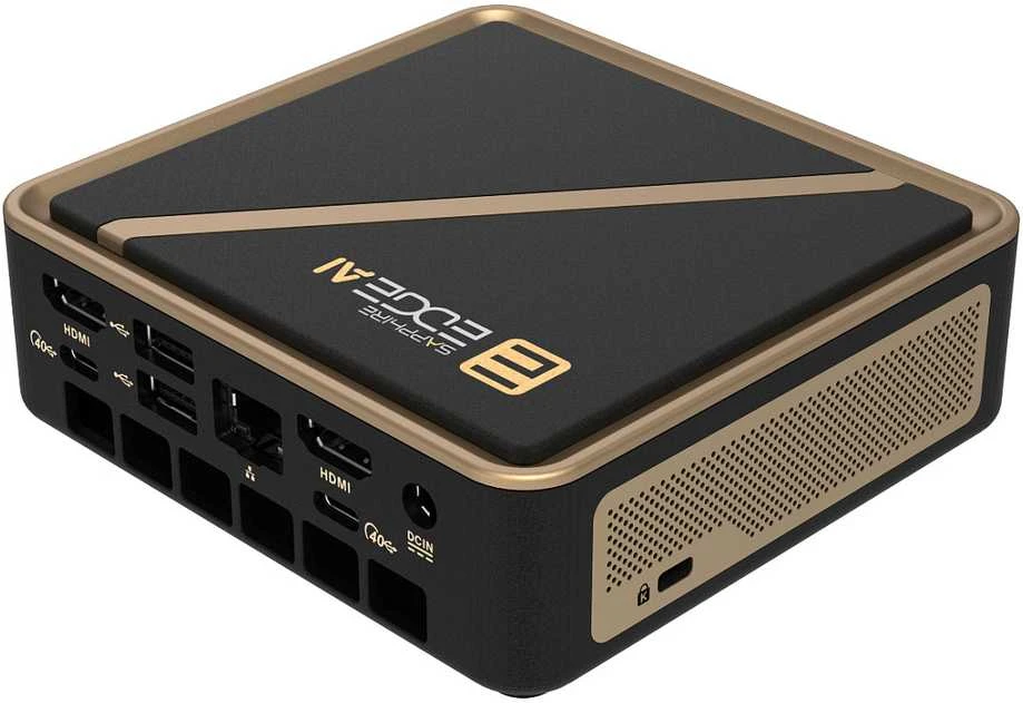Sapphire EDGE AI 370 SFF Juoda, Auksas FP8 2 GHz