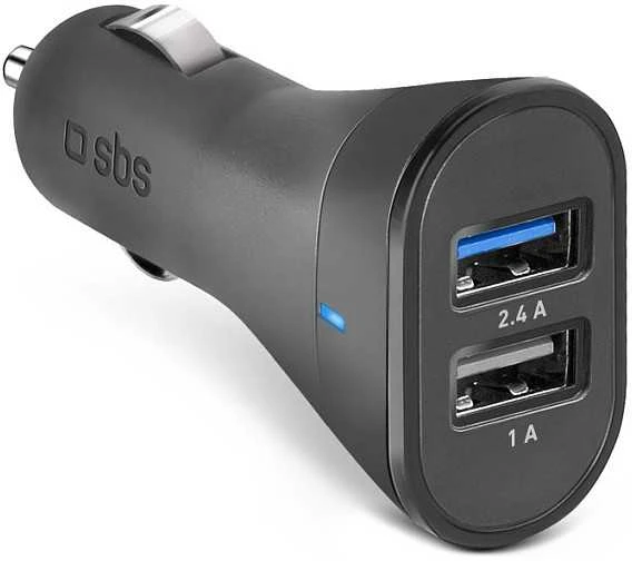 SBS Mobile 2x USB-A 2,4 A įkroviklis (TECR2USB24AFAST)
