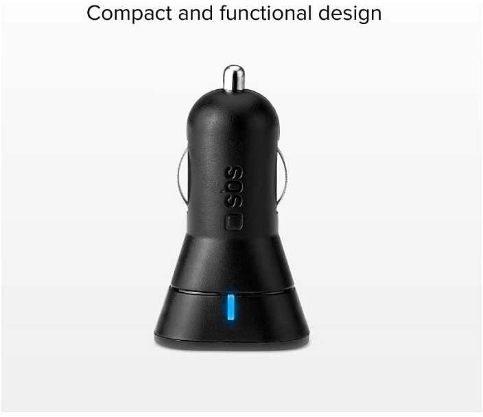 SBS Mobile 2x USB-A 2,4 A įkroviklis (TECR2USB24AFAST)