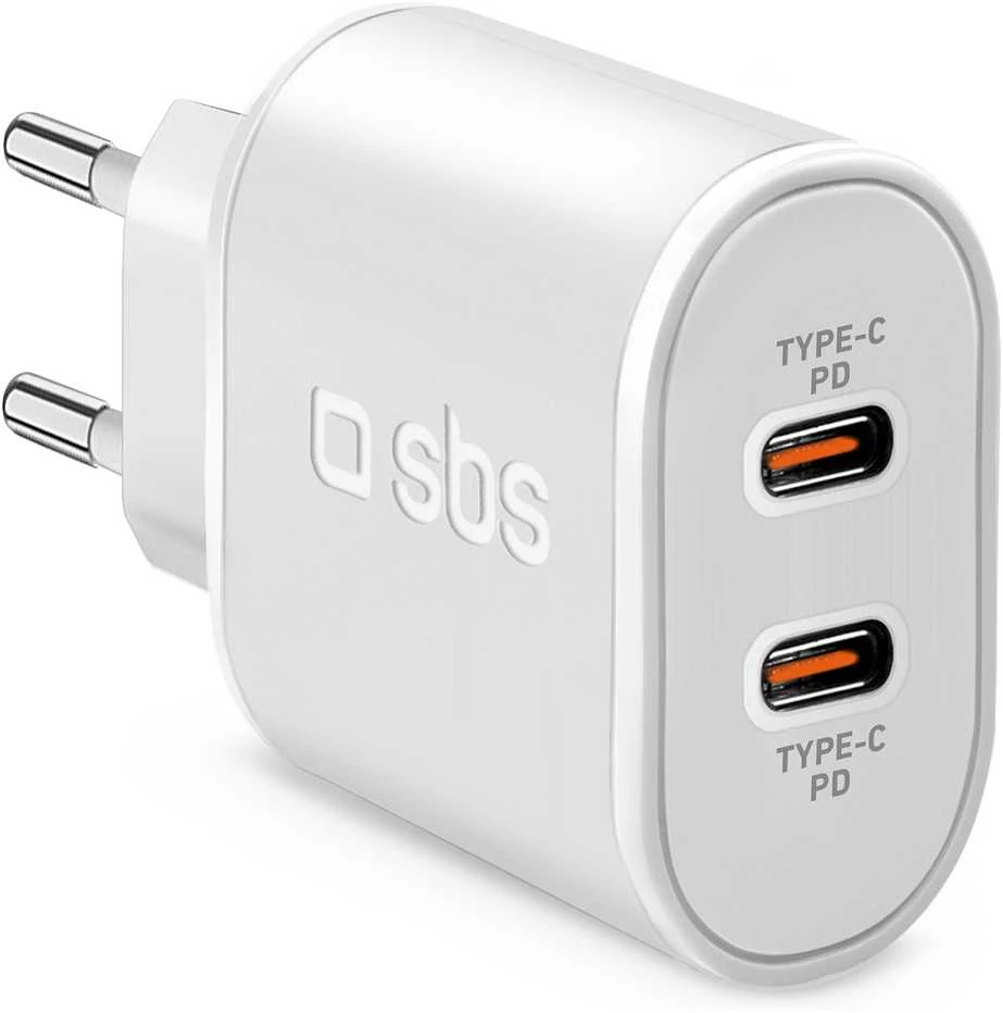 Nezatříděno SBS Mobile SBS PD kelioninis įkroviklis 20W 2x USB-C