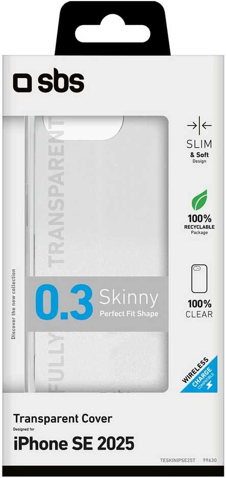 SBS Skinny Cover for iPhone 16e / 17e - Transparent