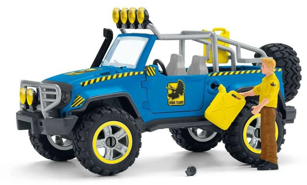 Schleich Figūrėlė su visureigiu ir dinozauru 41464