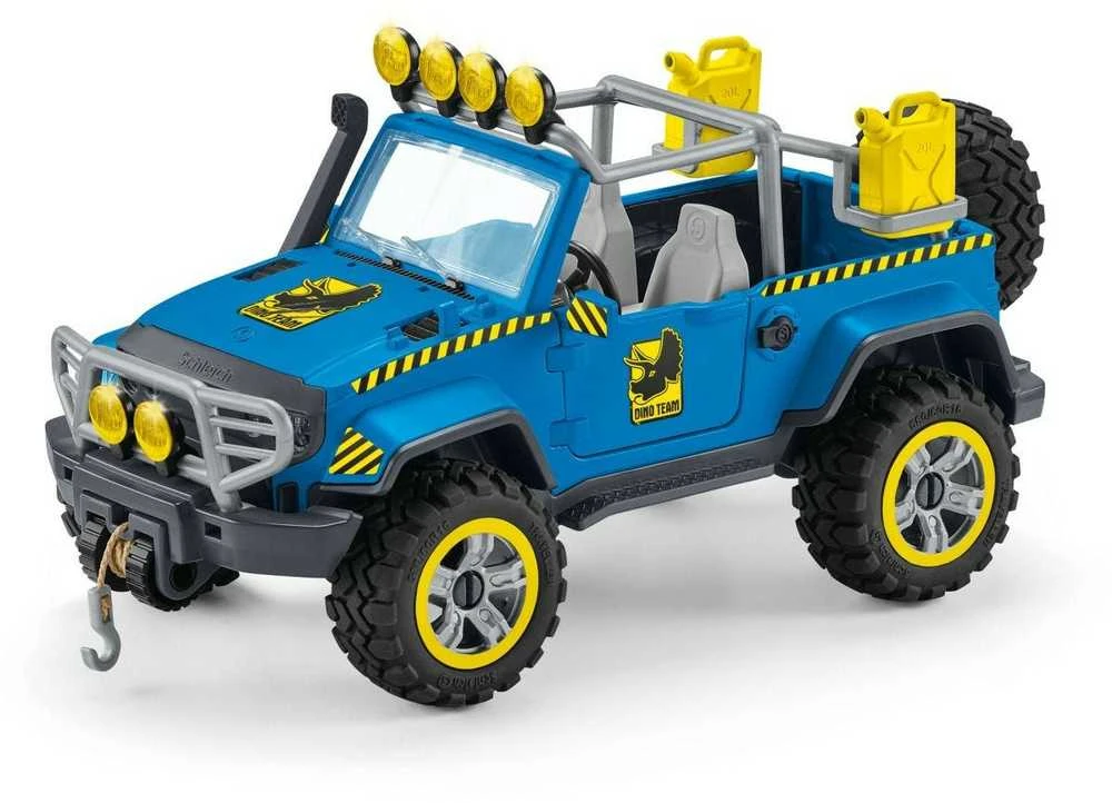 Schleich Figūrėlė su visureigiu ir dinozauru 41464