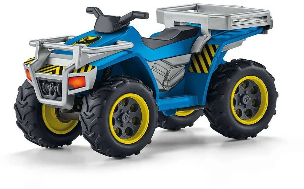SCHLEICH „Dinosaurs“ Rinkinys - Pabėgimas Nuo Velociraptoriaus Keturračiu