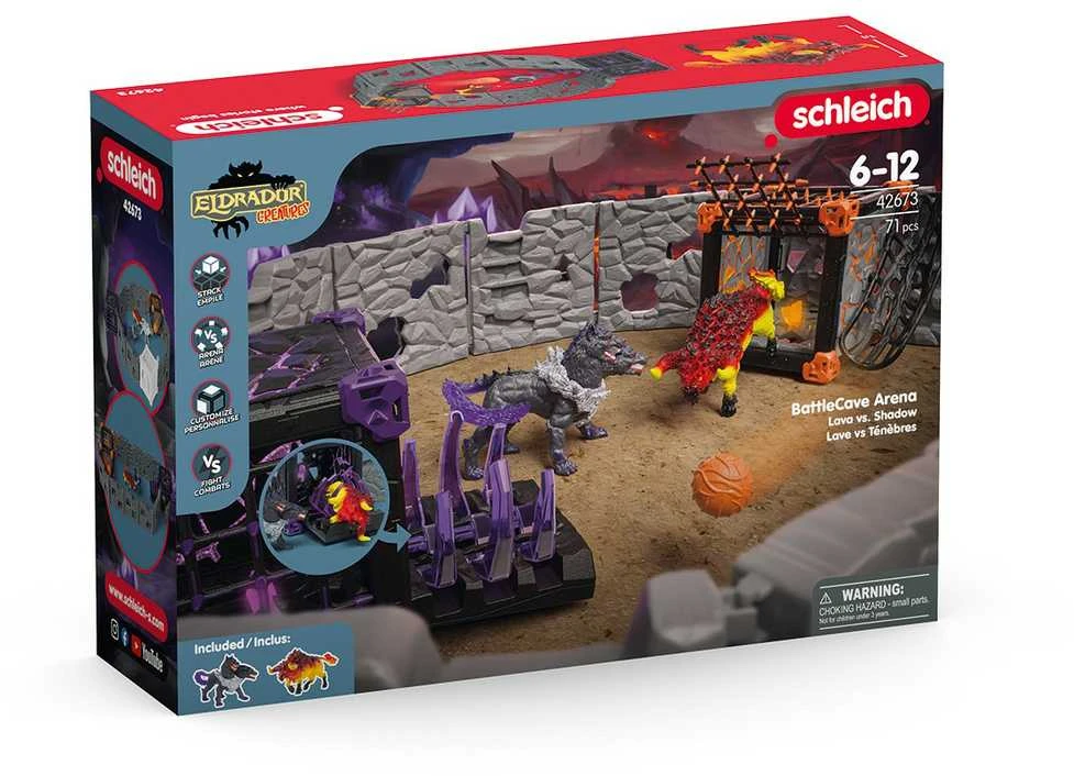 „Schleich“ – „BattleCave“ arena: „Lava vs. Shadow“ (42673)