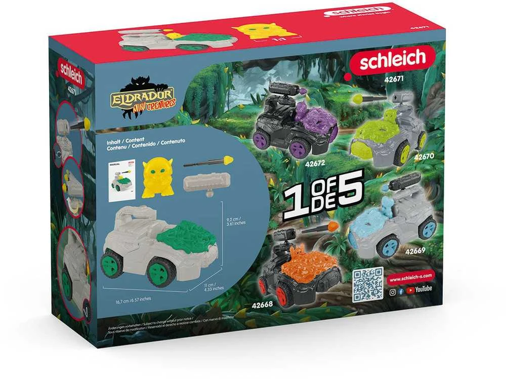 Schleich Figūrėlė su džunglės Eldrador transporto priemone