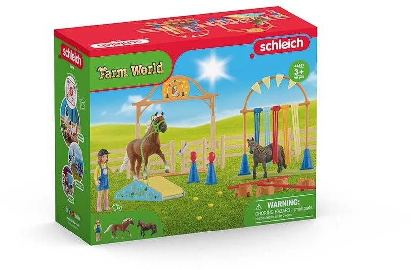 Schleich Farm World 42481 – ponių vikrumo pratimas