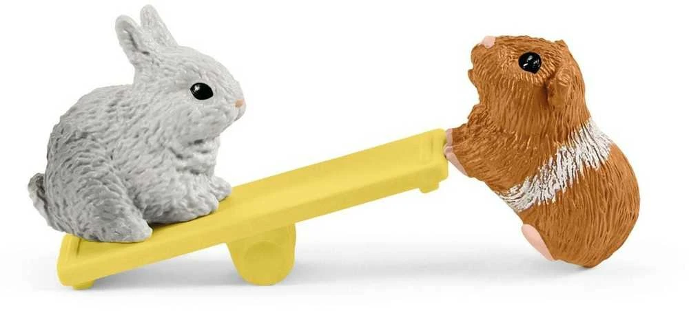 SCHLEICH „Naminiai gyvūnai“ Rinkinys - Triušių ir jūrų kiaulyčių gardas