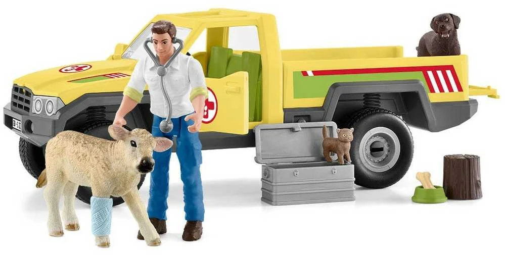 SCHLEICH FARM WORLD Veterinaro Apsilankymas Ūkyje