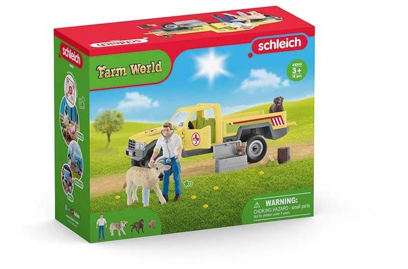SCHLEICH FARM WORLD Veterinaro Apsilankymas Ūkyje