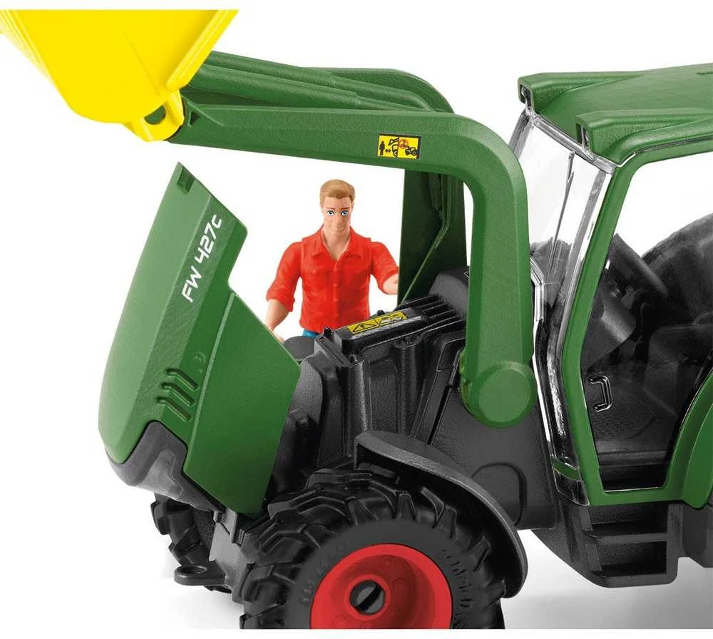 SCHLEICH FARM WORLD Traktorius su priekaba