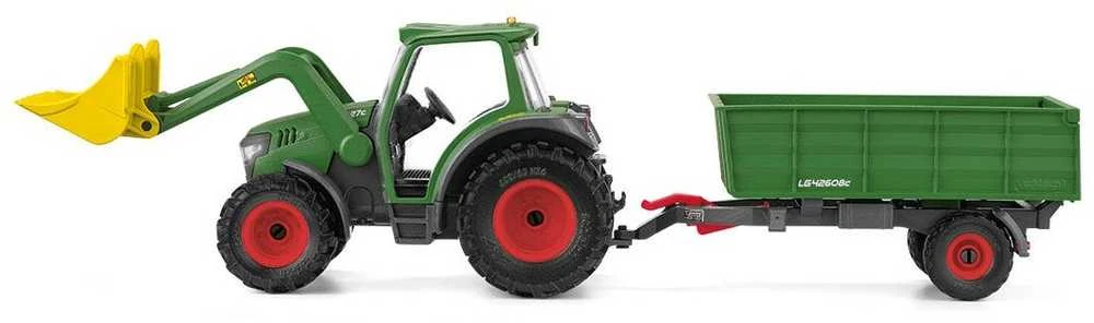 SCHLEICH FARM WORLD Traktorius su priekaba