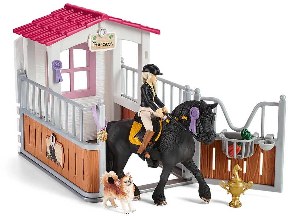 SCHLEICH HORSE CLUB Žirgų boksas su Tori ir princese iš „Žirgų klubo“
