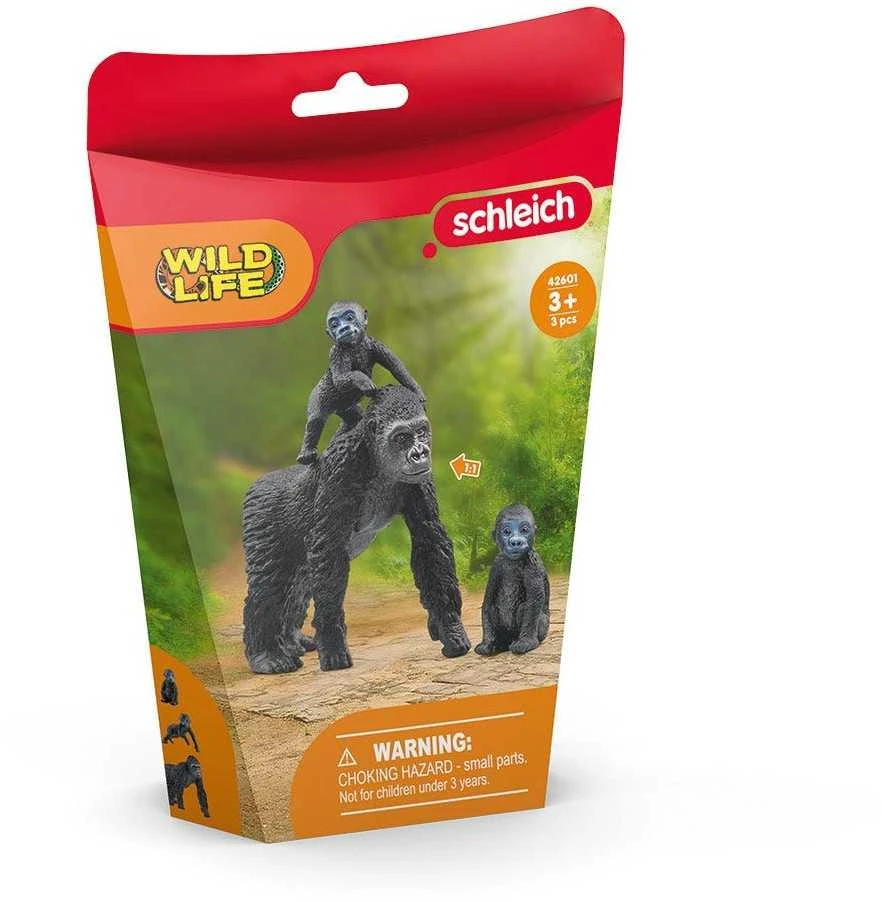SCHLEICH „Wild Life“ Rinkinys - Lygumų gorilų šeima