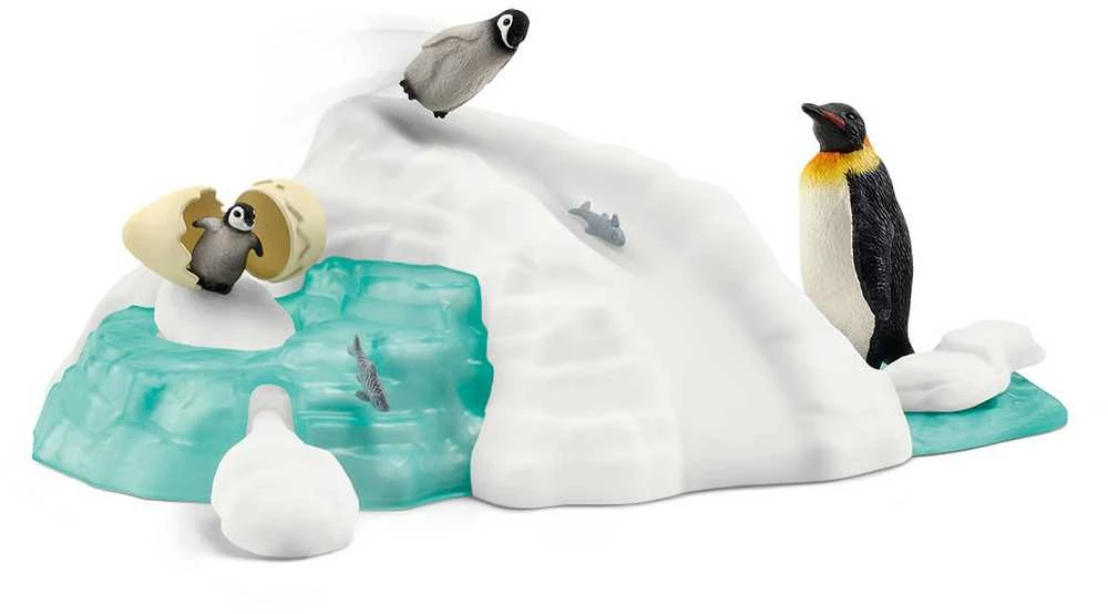 SCHLEICH WILD LIFE Pingvinų šeimos linksmybės