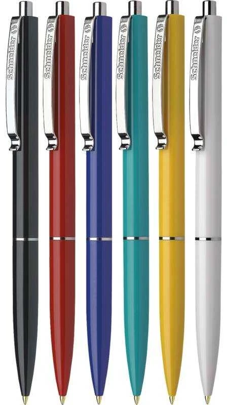 Schneder Tušinukas Schneider K15, 1 mm, mėlynas tušas, įvairių spalvų korpusai