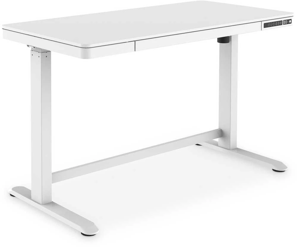 „Digitus“ elektrinis reguliuojamo aukščio stalas | 72 - 121 cm | Maksimalus krovinio svoris 50 kg | Metalas | Baltas