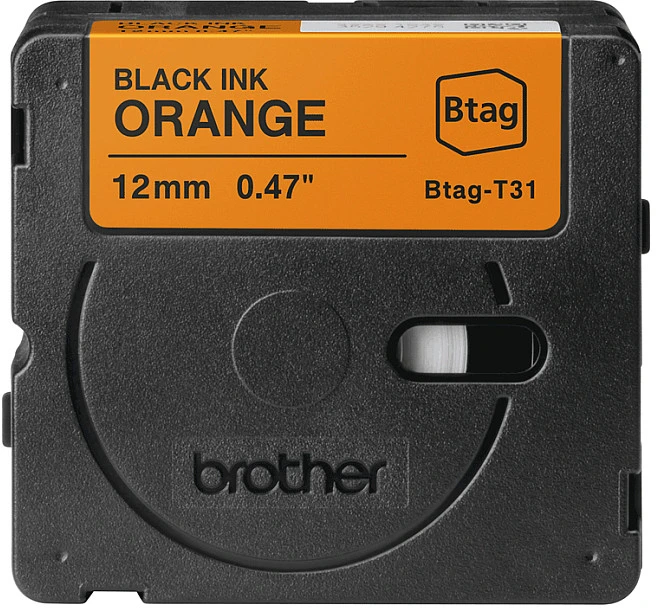 Brother BTAG-T31 | Juodas on Oranžinis | Btag