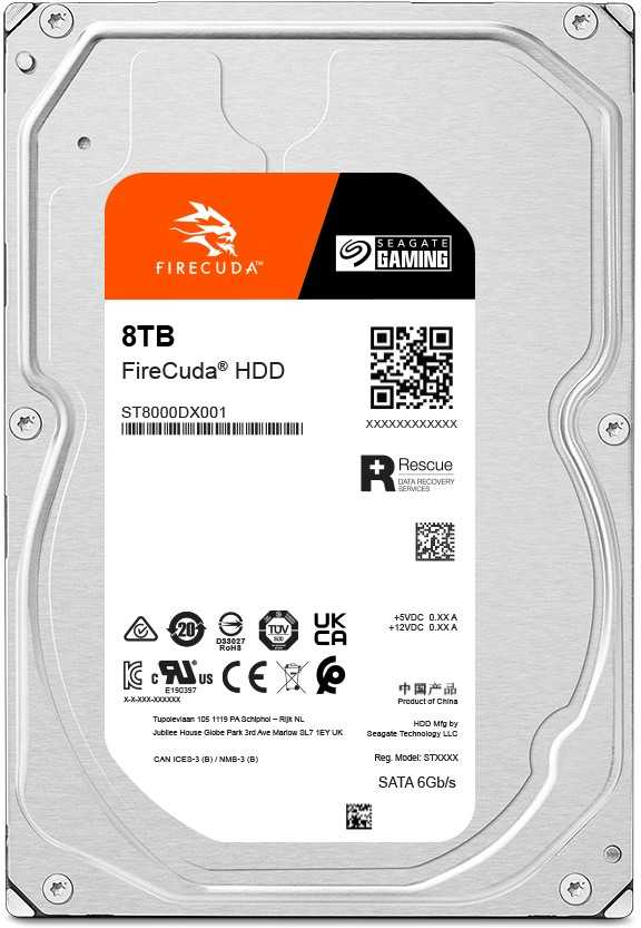 Seagate FireCuda ST8000DXA01 internal hard drive 3.5" 8 TB Serial ATA III