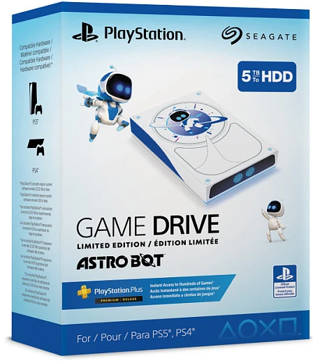 Kietasis diskas Seagate 5 TB ASTRO BOT RIBOTAS LEIDIMAS – ŽAIDIMŲ DISKAS