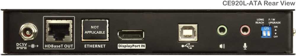 Aten ATEN CE920L Switch KVM Extender USB DP HDBaseT 2.0 be interneto prievado tik vietiniam