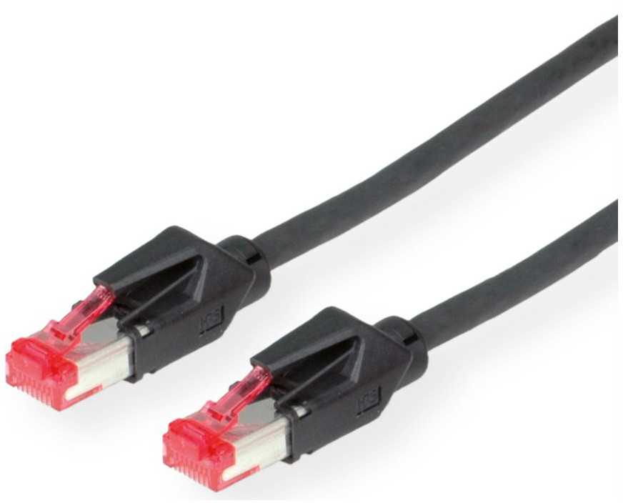 SECOMP Draka Patchcord S/FTP Kat.6 H juoda 3m (21.05.2036)