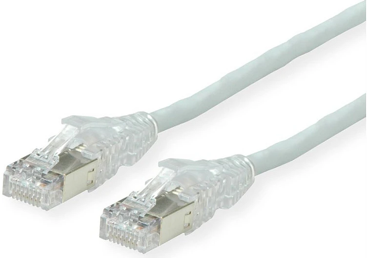 SECOMP Triton DÄTWYLER Patchkabel Kat.6A (klasa EA) S/FTP, CU 7702 flex LSOH, AMP v2, pilka, 10 m