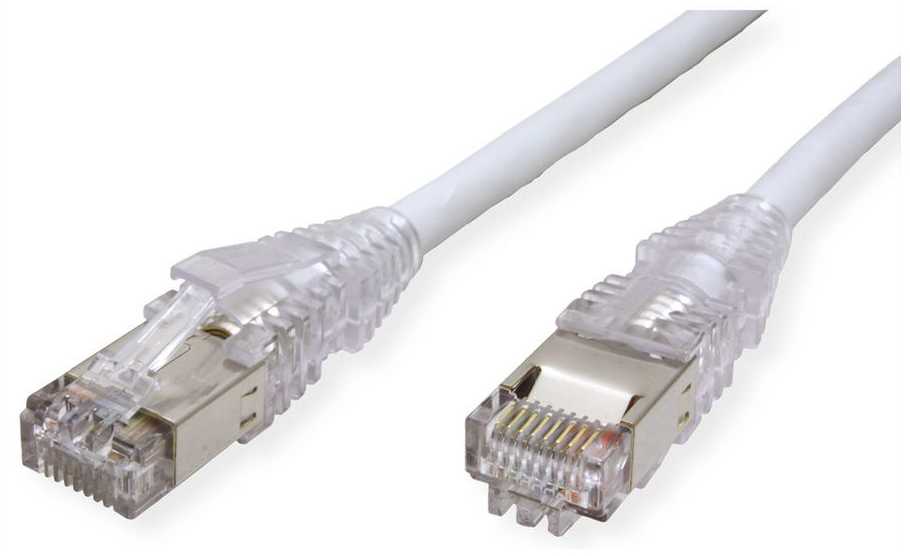 SECOMP DTWYLER Kabelis krosowy Kat.6A (klasa EA) S/FTP, CU 7702 flex LSOH, AMP v2, pilka, 5 m