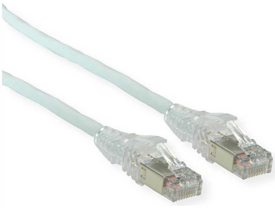 SECOMP DTWYLER Kabelis Kat.6A (Class EA) S/FTP, CU 7702 flex LSOH, AMP v2, pilka, 2 m